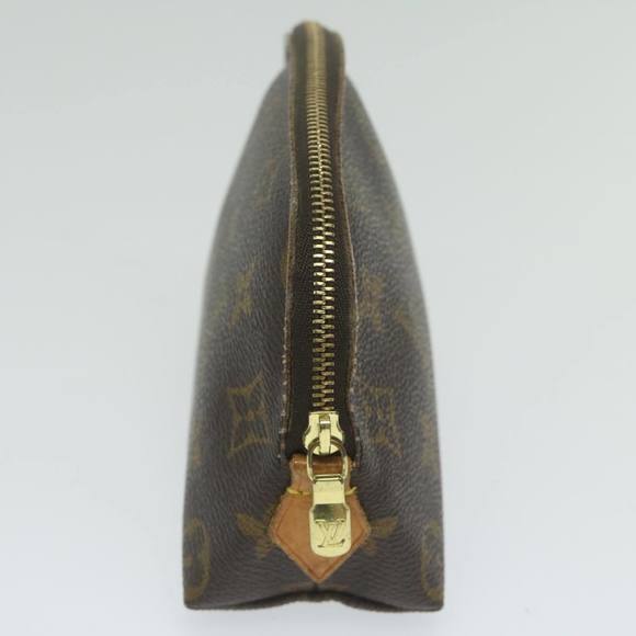 LOUIS VUITTON Monogram Pochette Cosmetic PM Cosmetic Pouch M47515 LV Auth 63417 - Picture 4 of 16